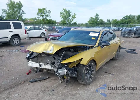 2020 Hyundai Sonata Sel Plus from USA, damaged, VIN 5NPEJ4J27LH018187